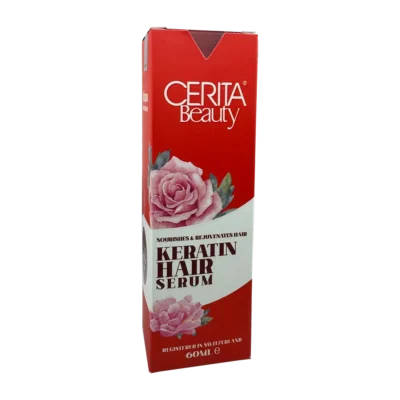 سرم تقویت کننده تار مو حاوی ویتامین E و کراتین سریتا بیوتی | Cerita Beauty Keratin Hair Serum