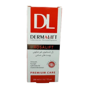 ژل شستشوی غیر صابونی رزالیفت درمالیفت | Dermalift Rosalift Sensitive Skin Syndet Gel