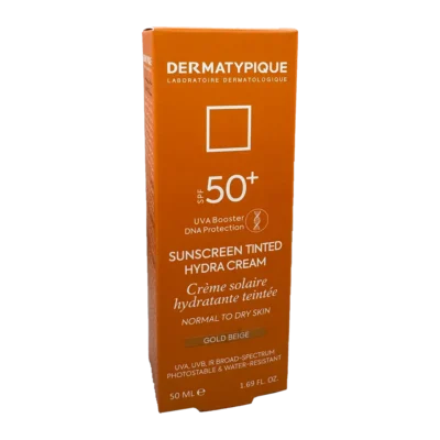 کرم ضدآفتاب رنگی هیدرا SPF50 درماتیپیک | Dermatypique Sunscreen SPF50 Tinted Hydra Cream