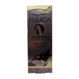 سرم روغنی براق کننده موی سر حاوی روغن آرگان فولیکا | Fulica Axios Gold Absolute Hair Oil-Serum