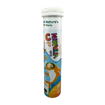 قرص جوشان ویتامین ث کودکان نیچرز پلنتی | Nature's Plenty Kids Vitamin C Effervescent Tablet