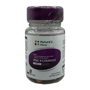 کپسول زینک ب کمپلکس نیچرز پلنتی | Natures Plenty Zinc B Complex Capsules