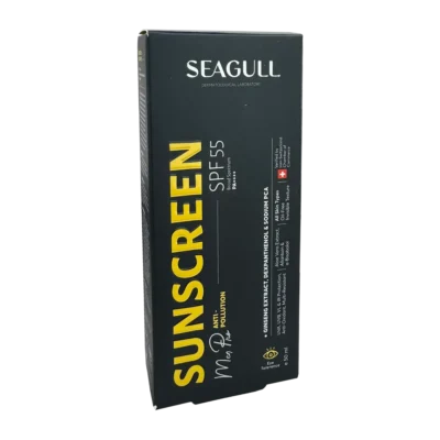 کرم ضدآفتاب فاقد رنگ آقایان SPF55 سی گل | Seagull Without Color Men's Sunscreen Cream SPF55