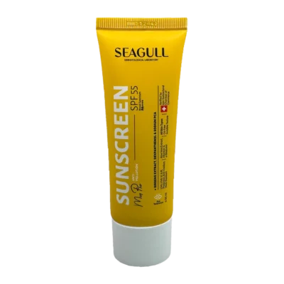 کرم ضدآفتاب فاقد رنگ آقایان SPF55 سی گل | Seagull Without Color Men's Sunscreen Cream SPF55