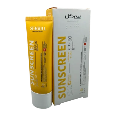 کرم ضدآفتاب فاقد رنگ SPF60 سی گل | Seagull Without Color Sunscreen Cream SPF60