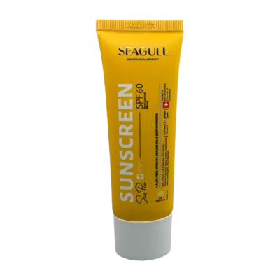 کرم ضدآفتاب فاقد رنگ SPF60 سی گل | Seagull Without Color Sunscreen Cream SPF60