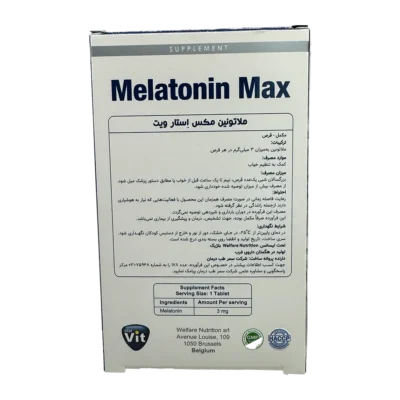 قرص ملاتونین مکس استار ویت | Star Vit Melatonin Max Tablet