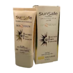 ضدآفتاب کرم پودری و پرایمری مکیسان SPF50 سان سیف | Sunsafe Maquisun Foundation Sunscreen SPF50