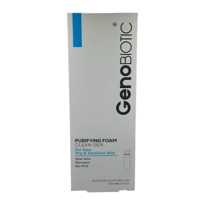 فوم شستشوی صورت پوست خشک و حساس ژنوبایوتیک