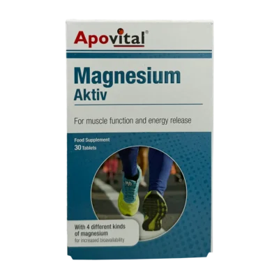 قرص منیزیم اکتیو آپوویتال | Apovital Magnesium Aktiv Tab