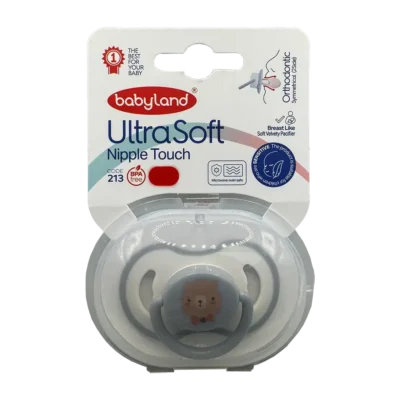 پستونک سنسیتیو 0 تا 6 ماه بی بی لند | Babyland Ultra Soft Nipple Touch 0_6 Months