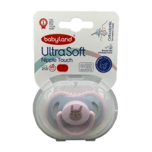 پستانک سنسیتیو اولترا سافت 0 تا 6 ماه بی بی لند | Babyland Ultra Soft Nipple Touch 0_6 Months