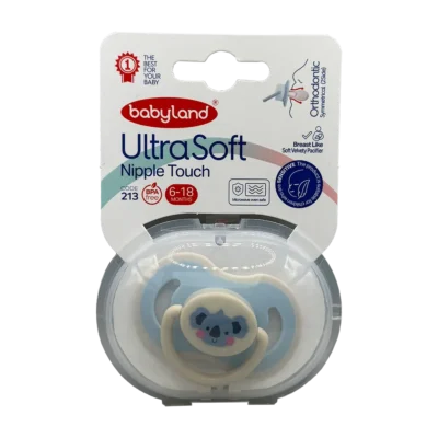 پستونک سنسیتیو 6 تا 18 ماه بی بی لند | Babyland Ultra Soft Nipple Touch 6_18 Months