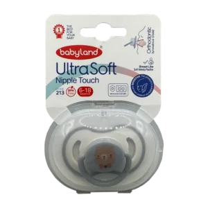 پستانک سنسیتیو اولترا سافت 6 تا 18 ماه بی بی لند | Babyland Ultra Soft Nipple Touch 6_18 Months