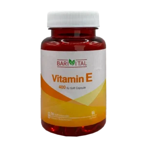 سافت ژل ویتامین ای 400 واحدی باریویتال | Barivital Vitamin E 400IU Softgel