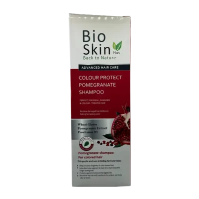 شامپو انار موهای رنگ شده بایو اسکین پلاس | Bioskin Plus Pomegranate Shampoo For Colored Hair