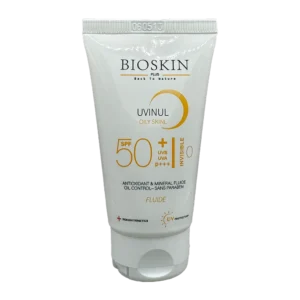 کرم ضد آفتاب بی رنگ پوست چرب و مختلط SPF50 بایو اسکین | Bio Skin Sunscreen Cream SPF50 For Oily Skin