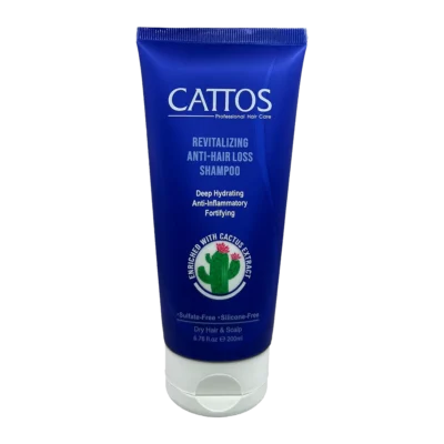 شامپو فاقد سولفات تقویت کننده موهای خشک کاتوس | Cattos Revitalizing Anti Hair Loss Shampoo For Dry Hair