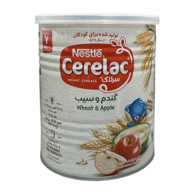 سرلاک گندم و سیب به همراه شیر نستله | Nestle Cerelac Wheat and Apple with Milk