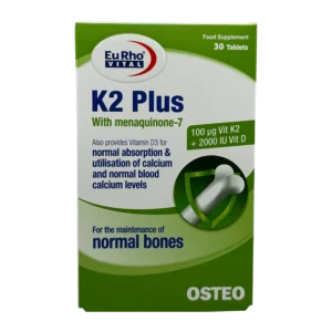 قرص کا2 پلاس یوروویتال | Eurho Vital K2 Plus Tab