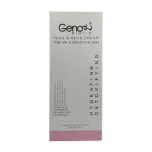 کرم رطوبت رسان صورت و گردن پوست خشک و حساس ژنوبایوتیک | GenoBiotic Face And Neck Cream For Dry And Sensitive Skin