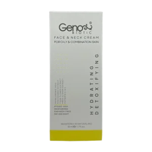 کرم رطوبت رسان صورت و گردن پوست چرب و مختلط ژنوبایوتیک | GenoBiotic Face And Neck Cream For Oily And Combination Skin