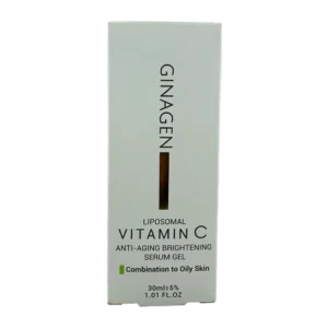 ژل سرم ویتامین سی پوست چرب و مختلط ژیناژن | Ginagen Vitamin C Anti Aging Brightening Serum Gel For Oily Skin