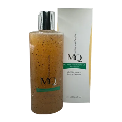 ژل شستشو و لایه بردار پوست چرب ام کیو | MQ Oil Control Skin Cleansing With Scrub Gel