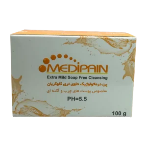 پن درماتولوژیک حاوی تری کلوکربان مدیپن | Medipain TCC Syndet Bar