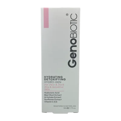 کرم رطوبت رسان صورت و گردن پوست خشک و حساس ژنوبایوتیک