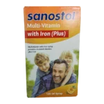 شربت مولتی ویتامین سانستول آهن دار | Multi Vitamin Sanostol With Iron Syrup