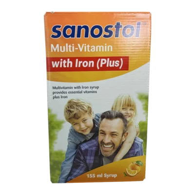 شربت مولتی ویتامین سانستول آهن دار | Multi Vitamin Sanostol With Iron Syrup