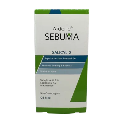 ژل لایه بردار برطرف کننده جای جوش اسید سالیسیلیک 2% سبوما آردن | Ardene Sebuma Salicyl2 Rapid Acne Spot Removal Gel