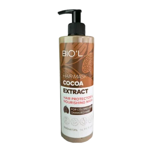 ماسک مو کاکائو مناسب موهای رنگ شده و آسیب دیده بیول | Cocoa Hair Mask Biol