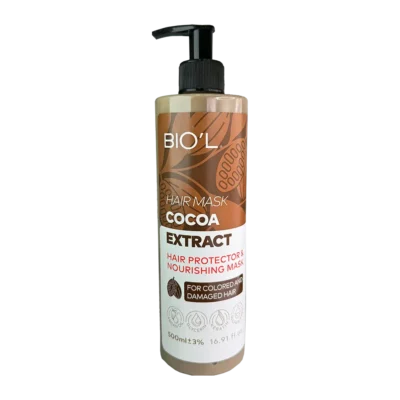 ماسک مو کاکائو مناسب موهای رنگ شده و آسیب دیده بیول | Cocoa Hair Mask Biol