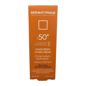 کرم ضد آفتاب بی رنگ پوست خشک SPF 50 درماتیپیک | Dermatypique Sunscreen Hydra Cream SPF 50