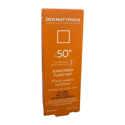 کرم ضد آفتاب بی رنگ پوست چرب SPF 50 درماتیپیک | Dermatypique Sunscreen Fluid Mat SPF 50