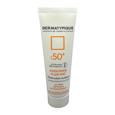 کرم ضد آفتاب بی رنگ پوست چرب SPF 50 درماتیپیک | Dermatypique Sunscreen Fluid Mat SPF 50