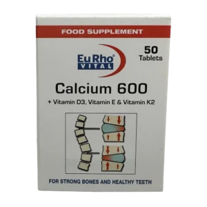 قرص کلسیم 600 یوروویتال | Eurho Vital Calcium 600 Tab