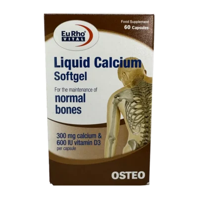 لیکوئید کلسیم سافت ژل یوروویتال | Eurho Vital Liquid Calcium Softgel