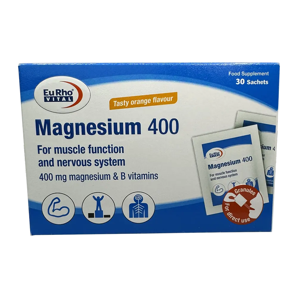 ساشه منیزیم 400 یوروویتال | Eurho Vital Magnesium 400 Sachet