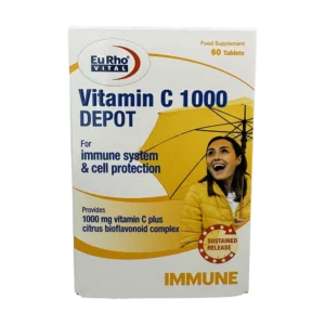 قرص ویتامین سی 1000 دپو یوروویتال | Eurho Vital Vitamin C 1000 Depot Tab