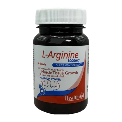 قرص ال_آرژنین 1000 هلث اید | HealthAid L-Arginine 1000 Tab