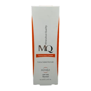 کرم ضد آفتاب بی رنگ پوست نرمال SPF 50 ام کیو | MQ Sunscreen Cream SPF50 Normal