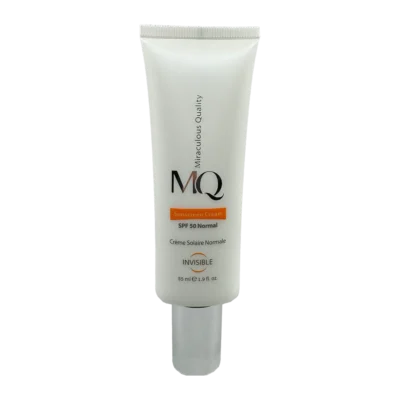 کرم ضد آفتاب بی رنگ پوست نرمال SPF 50 ام کیو | MQ Sunscreen Cream SPF50 Normal