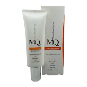 کرم ضد آفتاب بی رنگ پوست نرمال SPF 50 ام کیو | MQ Sunscreen Cream SPF50 Normal