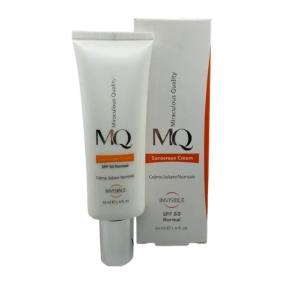 کرم ضد آفتاب بی رنگ پوست نرمال SPF 50 ام کیو | MQ Sunscreen Cream SPF50 Normal