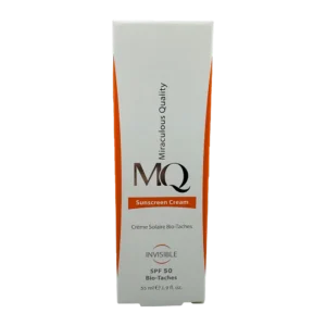 کرم ضد آفتاب روشن کننده بی رنگ SPF 50 ام کیو | MQ Sunscreen Cream Bio Taches SPF 50