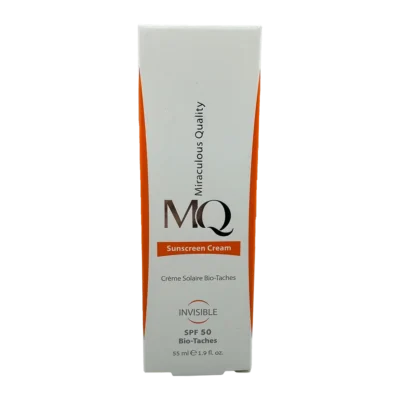 کرم ضد آفتاب روشن کننده بی رنگ SPF 50 ام کیو | MQ Sunscreen Cream Bio Taches SPF 50