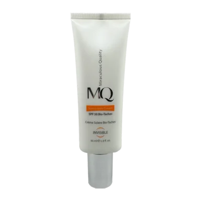 کرم ضد آفتاب روشن کننده بی رنگ SPF 50 ام کیو | MQ Sunscreen Cream Bio Taches SPF 50